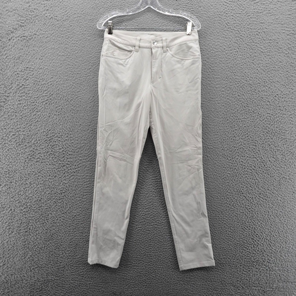 Lululemon ABC Slim Fit Warpstream Pants 28x29 Beige Mens Athletic Stretch